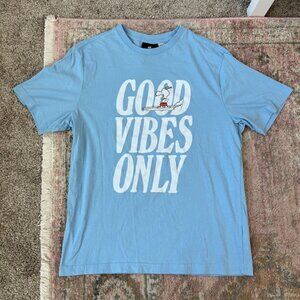 Peanuts H&M Snoopy Good Vibes Only Shirt Size M
